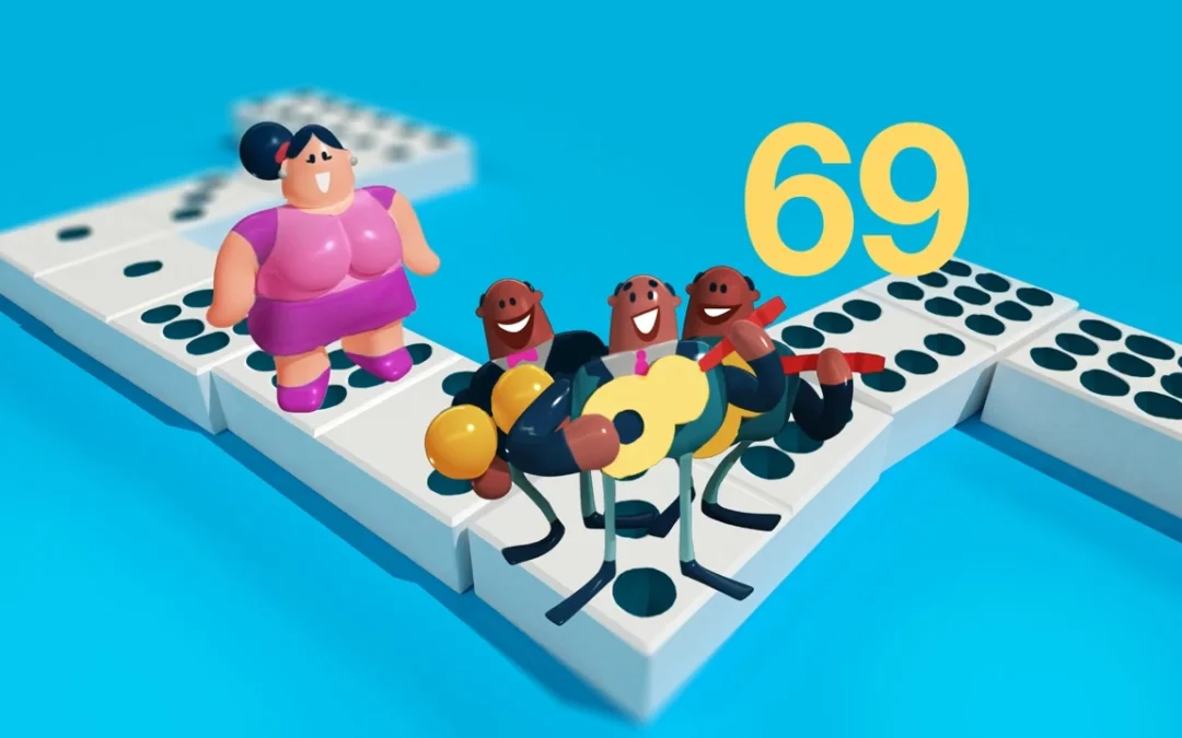 Cartoon animation in animated advertisements